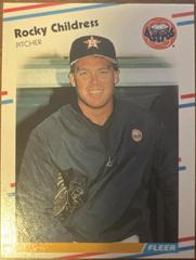 Rocky Childress #442 Baseball Cards 1988 Fleer Glossy Prices