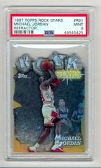 Michael Jordan [Refractor] Basketball Cards 1997 Topps Rock Stars Prices