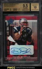 Deion Branch [Autograph] Football Cards 2002 Leaf Rookies & Stars Prices