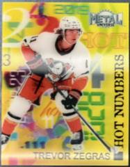 Trevor Zegras #HN-24 Hockey Cards 2022 Skybox Metal Universe Hot Numbers Prices