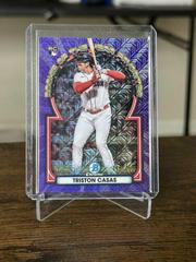 Triston Casas [Mega Box Mojo Green] Baseball Cards 2023 Bowman Chrome Rookie of the Year Favorites Prices