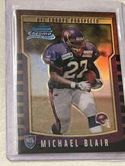 Michael Blair [Refractor] Football Cards 2000 Bowman Chrome Prices