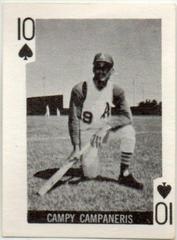 Campy Campaneris [10 of Spades] Baseball Cards 1969 Globe Imports Playing Cards Prices