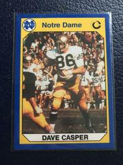 Dave Casper Football Cards 1990 Notre Dame Collegiate Collection Prices