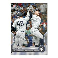 Aaron Judge #394 Baseball Cards 2022 Topps Now Prices