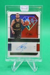 Stephen Curry [Green] #75-SCY Basketball Cards 2021 Panini One and One 75th Team Signatures Prices