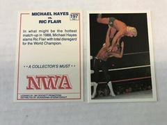 Michael Hayes vs Ric Flair #197 Wrestling Cards 1988 Wonderama NWA Prices