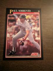 Paul Sorrento #796 Baseball Cards 1991 Score Prices