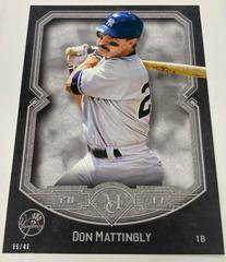 Don Mattingly [5x7] #80 Baseball Cards 2017 Topps Museum Collection Prices