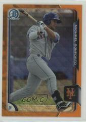 Michael Conforto [Orange Wave Refractor] Baseball Cards 2015 Bowman Chrome Prospects Prices