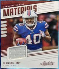 Devin Singletary Football Cards 2019 Panini Absolute Rookie Materials Prices
