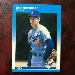 Orel Hershiser #441 Baseball Cards 1987 Fleer Glossy Prices