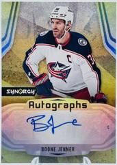 Boone Jenner Hockey Cards 2021 Upper Deck Synergy Autographs Prices