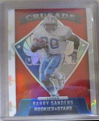Barry Sanders [Red Prizm] Football Cards 2021 Panini Rookies and Stars Crusade Prices