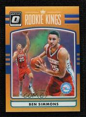 Ben Simmons [Orange] Basketball Cards 2016 Panini Donruss Optic Rookie Kings Prices
