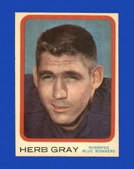 Herb Gray #83 Football Cards 1963 Topps CFL Prices