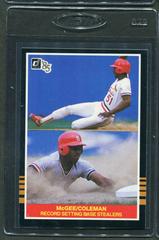 Vince Coleman, Willie McGee Baseball Cards 1985 Donruss Highlights Prices