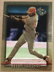Deion Sanders Baseball Cards 1995 Topps Embossed Prices