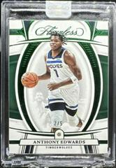 Anthony Edwards [Emerald] #29 Basketball Cards 2021 Panini Flawless Prices