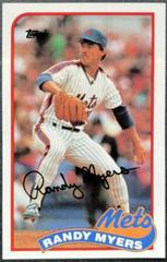 Randy Myers #121 Baseball Cards 1989 Topps Ljn Baseball Talk Prices