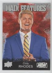 Cody Rhodes [Silver] Wrestling Cards 2021 Upper Deck AEW Main Features Prices