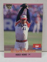 Hideo Nomo [Buffaloes] #445 Baseball Cards 1993 BBM Prices