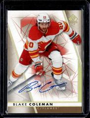 Blake Coleman #UDA-BC Hockey Cards 2022 SP Authentic UD Autographs Prices