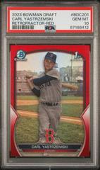 Carl Yastrzemski [Red] #BDC-201 Baseball Cards 2023 Bowman Draft Chrome Prices