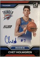Chet Holmgren #ND-CHT Basketball Cards 2022 Panini Donruss Next Day Autographs Prices