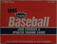 Complete Set Baseball Cards 1985 Fleer Update Prices