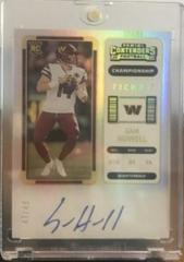 Sam Howell [Autograph Championship Ticket] #133 Football Cards 2022 Panini Contenders Prices
