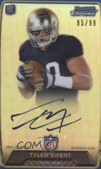 Tyler Eifert [Blue Refractor] Football Cards 2013 Bowman Chrome Rookie Autograph Prices