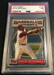 Kevin Mitchell #136 Baseball Cards 1993 Finest Prices