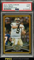 Drew Brees [Gold Refractor] Football Cards 2012 Topps Chrome Prices