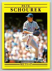 Pete Schourek Baseball Cards 1991 Fleer Update Prices