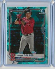 Bobby Dalbec [Aqua] #1 Baseball Cards 2021 Bowman Chrome Sapphire Prices