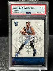 Karl Anthony Towns [Silver] #167 Basketball Cards 2015 Panini Excalibur Prices