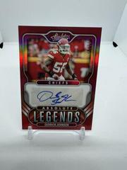Derrick Johnson [Red] Football Cards 2022 Panini Absolute Legends Signatures Prices