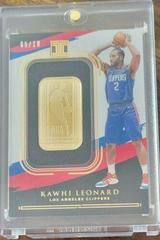 Kawhi Leonard [Holo Gold] #31 Basketball Cards 2020 Panini Impeccable Prices