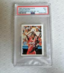 Johan Cruyff #21 Soccer Cards 1980 Ediciones Este Campeonato Liga 80-81 Prices