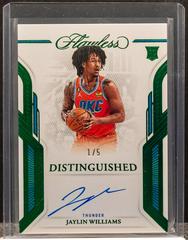 Jaylin Williams [Emerald] #36 Basketball Cards 2022 Panini Flawless Distinguished Auto Prices