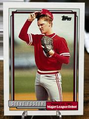 Steve Foster Baseball Cards 1992 Topps '91 M.L. Debut Prices