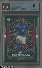Moise Kean [Red] Soccer Cards 2019 Panini Obsidian Prices