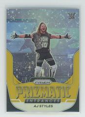 AJ Styles [Gold Prizm] #5 Wrestling Cards 2022 Panini Prizm WWE Prizmatic Entrances Prices