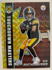 Ben Roethlisberger [Reactive Yellow] Football Cards 2021 Panini Mosaic Touchdown Masters Prices