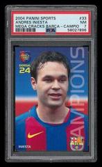 Andres Iniesta [Campio Catalan] Soccer Cards 2004 Panini Sports Mega Cracks Barca Prices