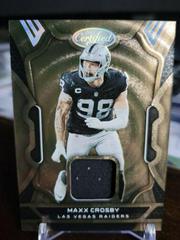 Maxx Crosby [Bronze] #MM-MC Football Cards 2022 Panini Certified Materials Mirror Prices