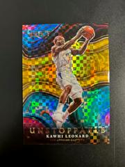 Kawhi Leonard [Gold Prizm] #10 Basketball Cards 2021 Panini Select Unstoppable Prices