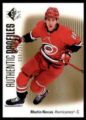 Martin Necas [Gold] Hockey Cards 2021 SP Authentic Profiles Prices