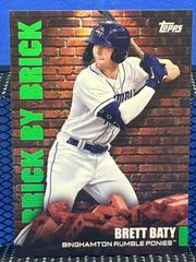 Brett Baty [Green] #BB-15 Baseball Cards 2022 Topps Pro Debut Brick by Brick Prices